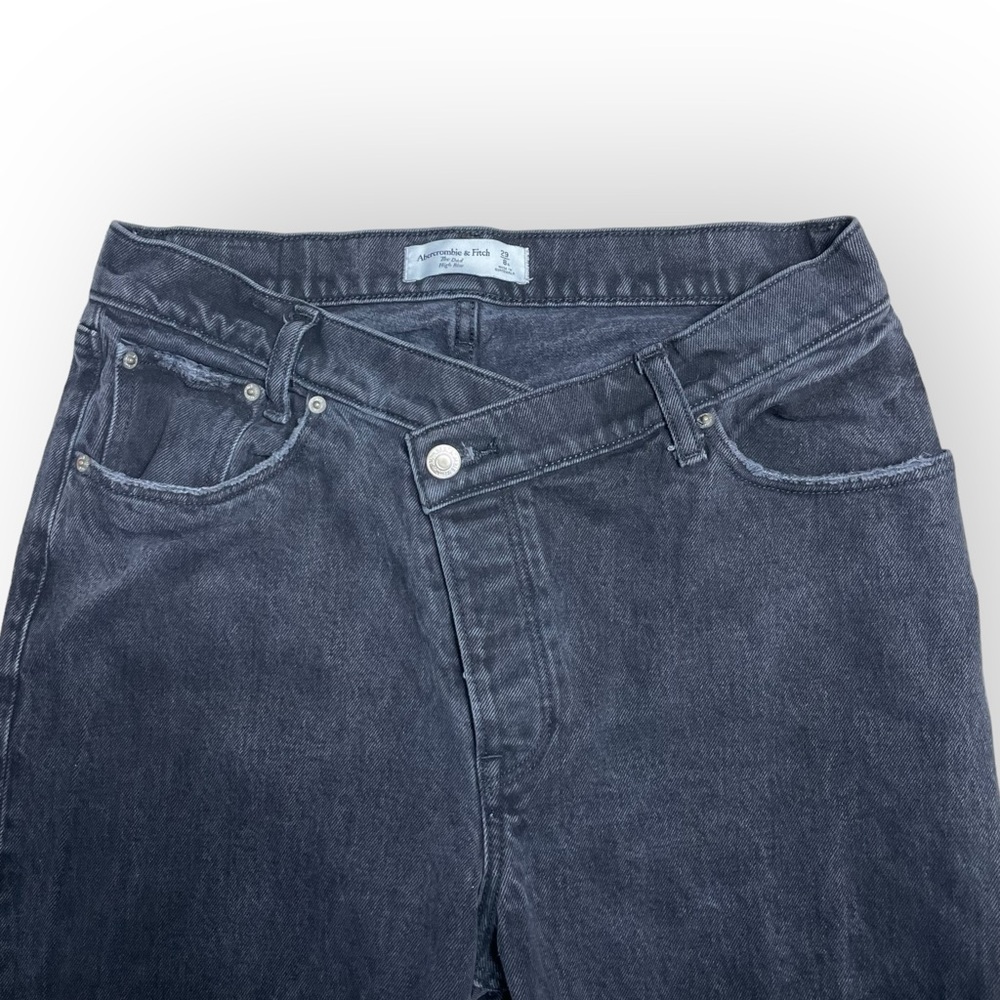 Abercrombie Fitch Women Jeans  Black Dad High Rise Size 29